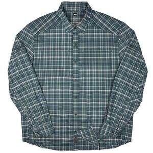 REI Plaid Performance Button Up Shirt Men XL Roll Tab Stretch Vent Gorpcore